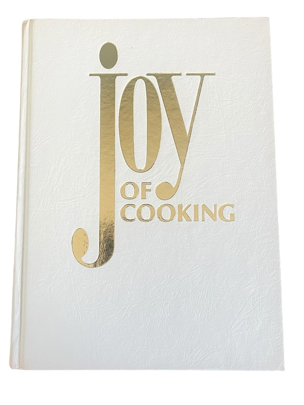 Joy of Cooking Cookbook - White Cover with Gold Lettering